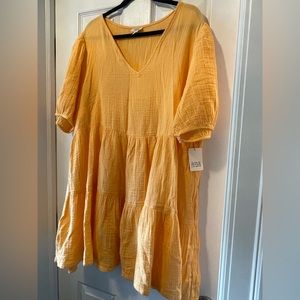 a.n.a. Plus Short Sleeve Shift Dress